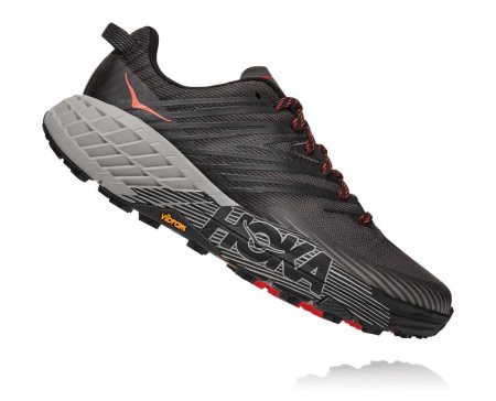 Hoka One One Speedgoat 4 Moški Tekaški Čevlji Temno Siva / Temno Siva SI-493526X